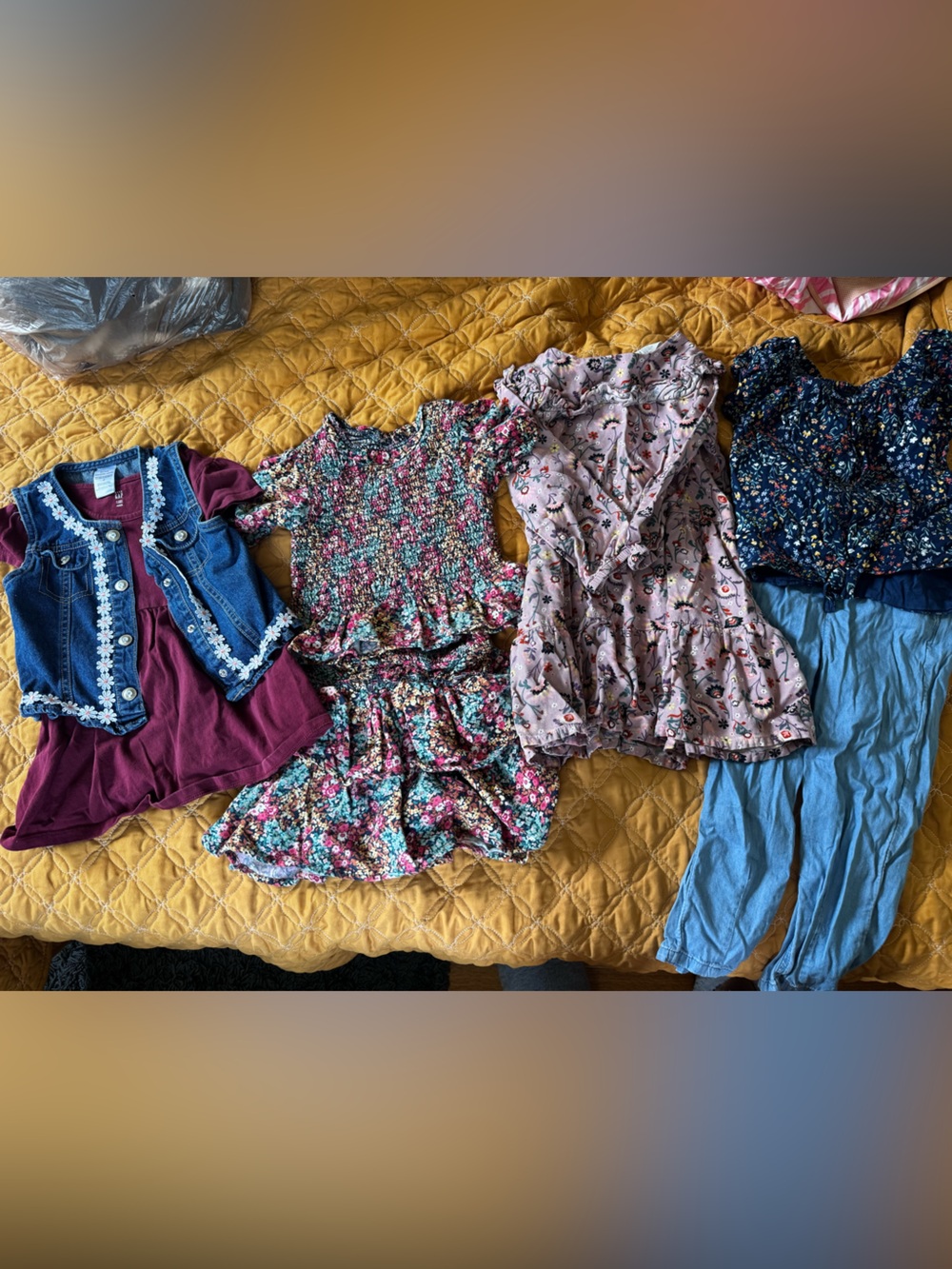 4T Toddler Girl Flower Power bundle #2